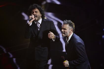 Sanremo 2024: ecco il look della finalissima del Festival di Nek e Renga 3