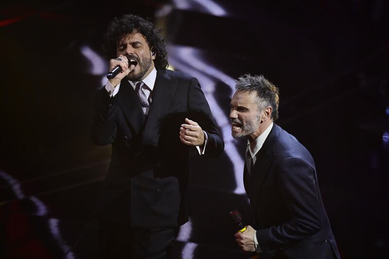Sanremo 2024: ecco il look della finalissima del Festival di Nek e Renga 3