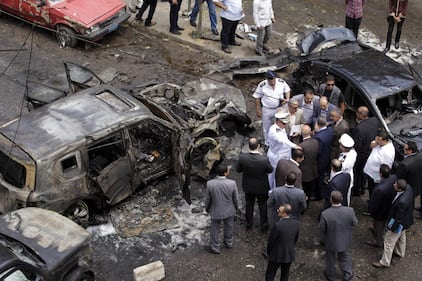 Il luogo dell'attentato contro Barakat 9