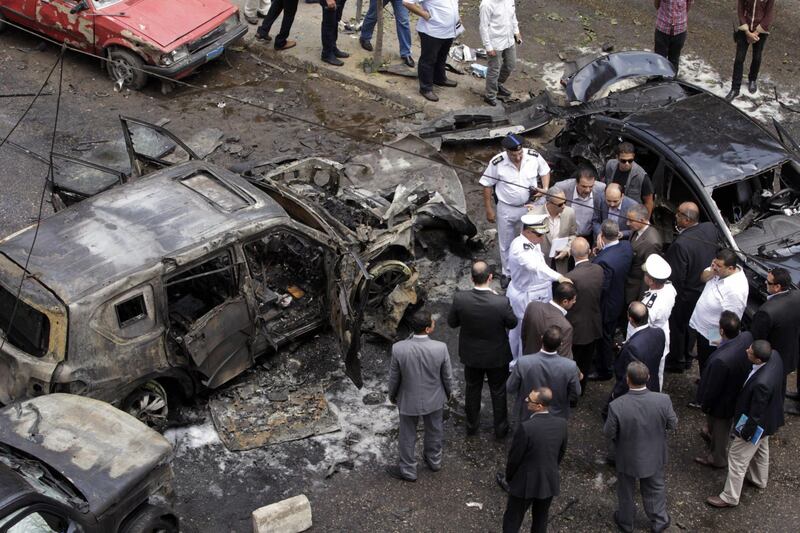 Il luogo dell'attentato contro Barakat 9