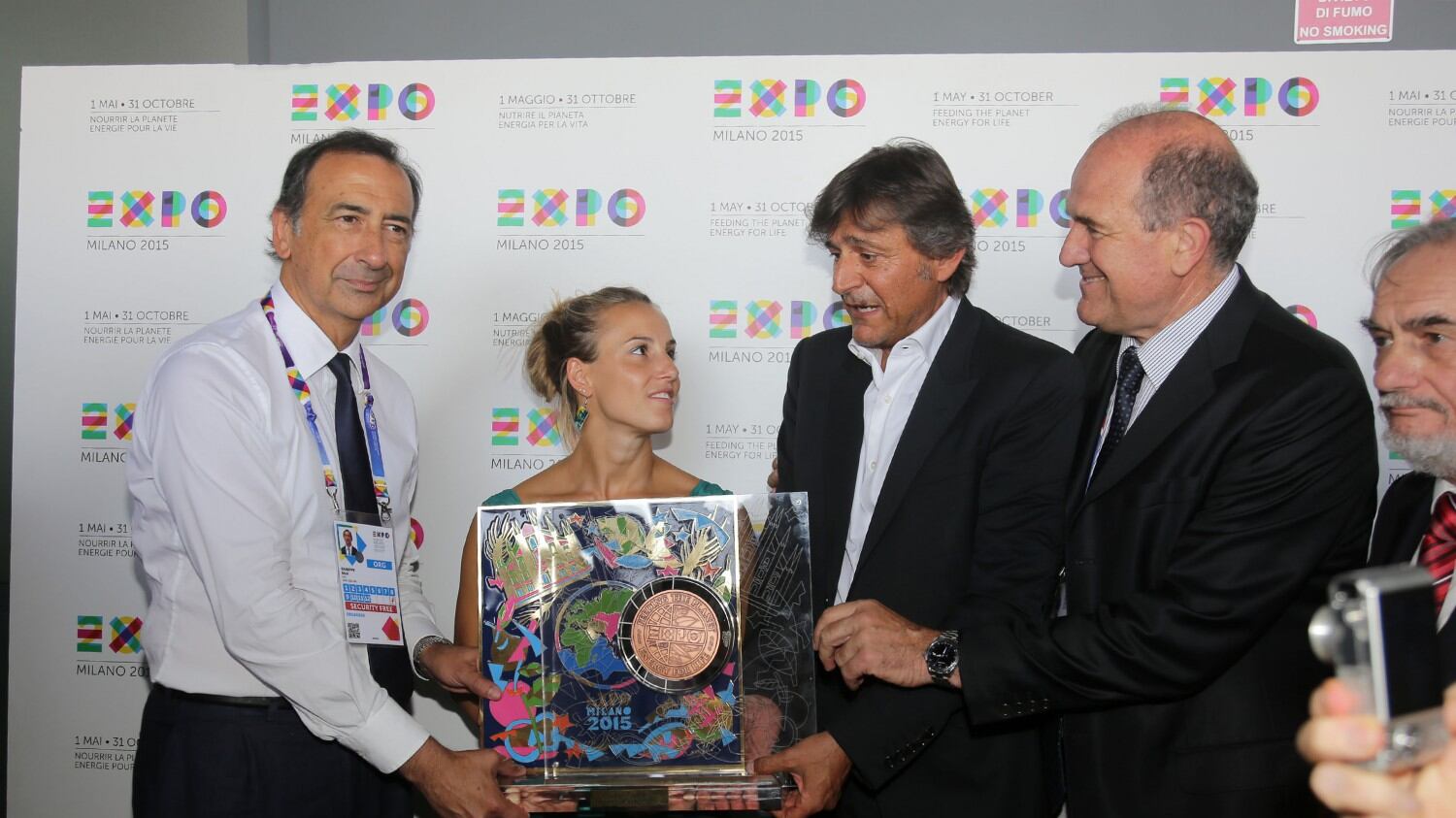 Premio Valore Expo 2015 alla tuffatrice Tania Cagnotto