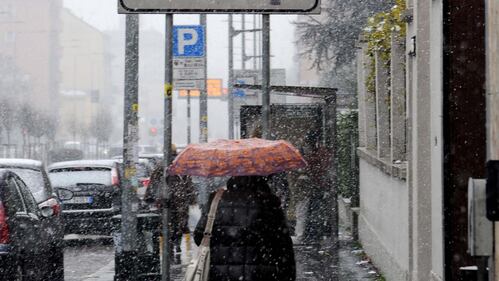Su Milano è scesa la prima neve 5