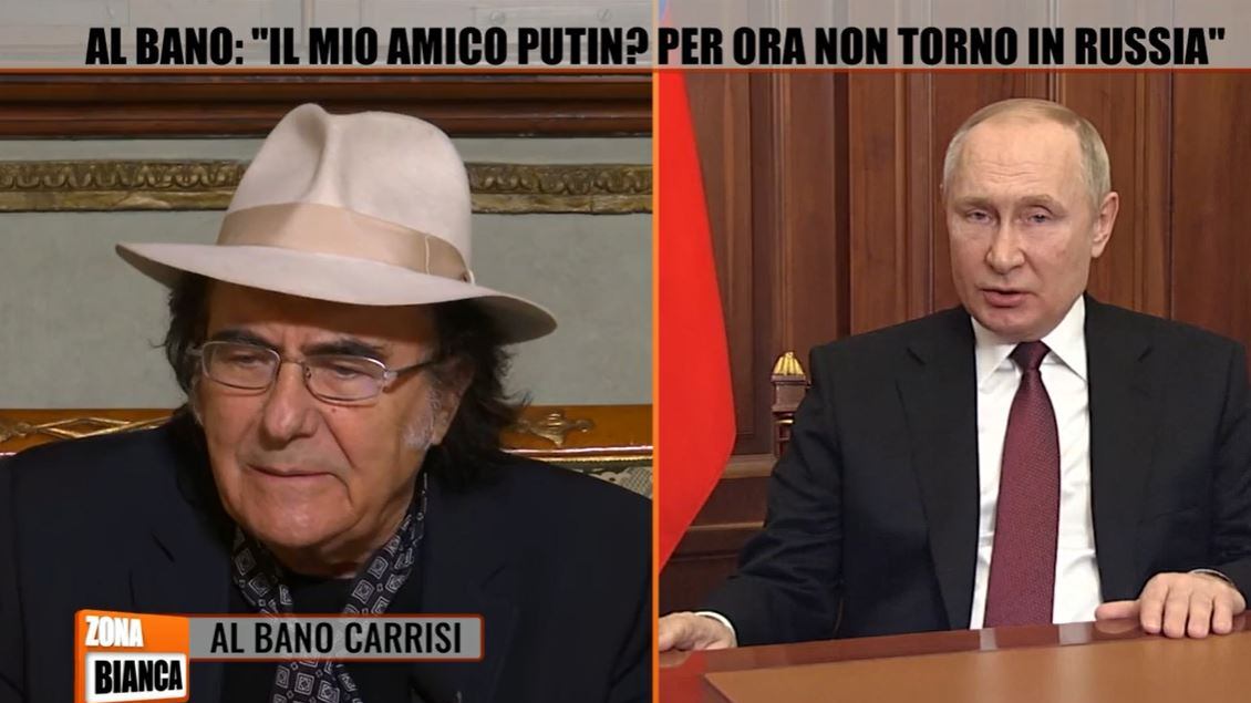 "Un gesto che inorridisce": Al Bano condanna Putin
