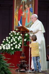Ospite d'eccezione per papa Francesco 3