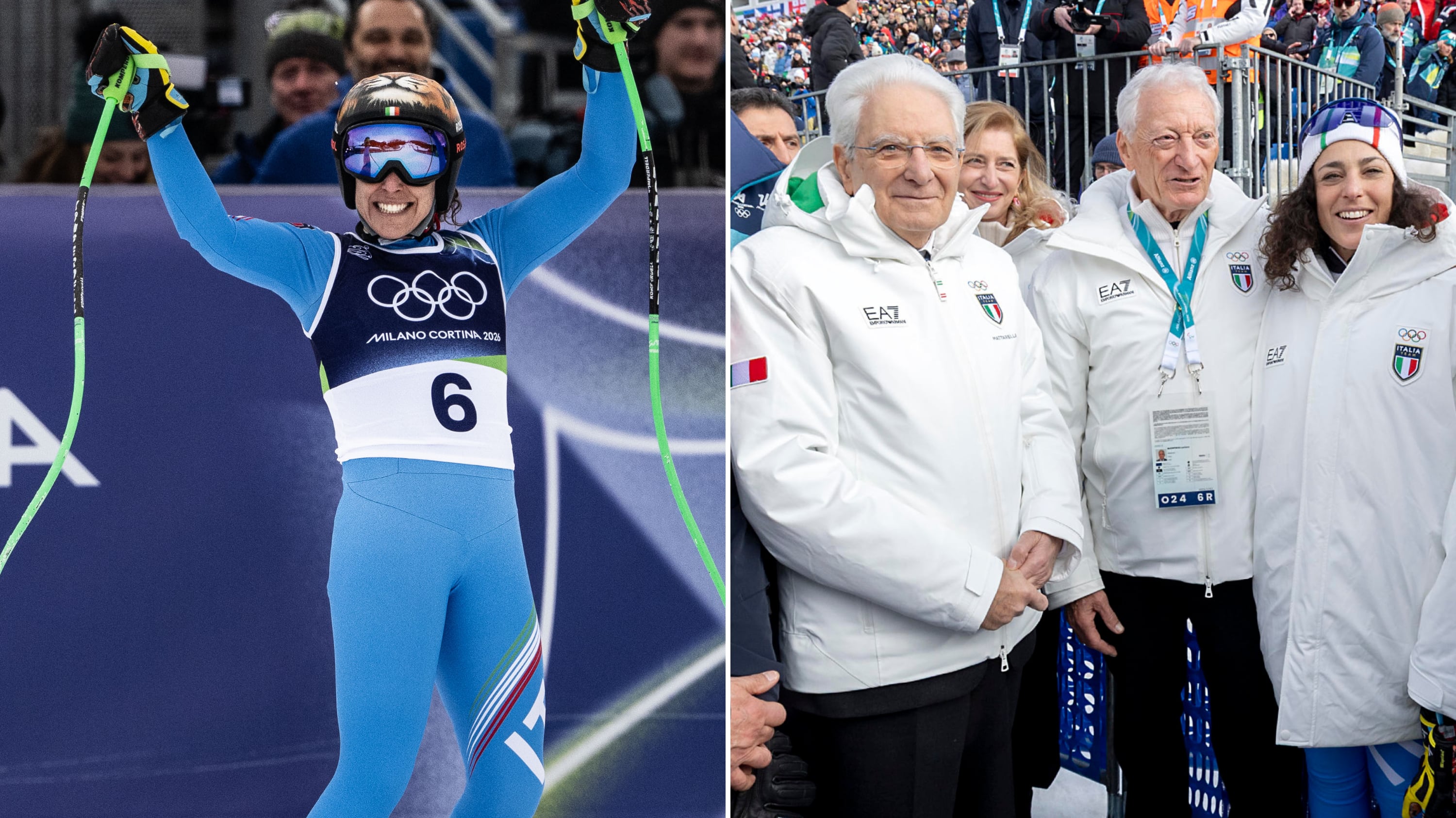 SuperG, a un anno dal gravissimo infortunio Brignone si prende l'oro
