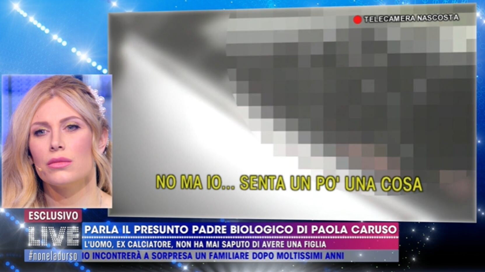 Paola Caruso scopre che il presunto padre naturale non vuole vederla