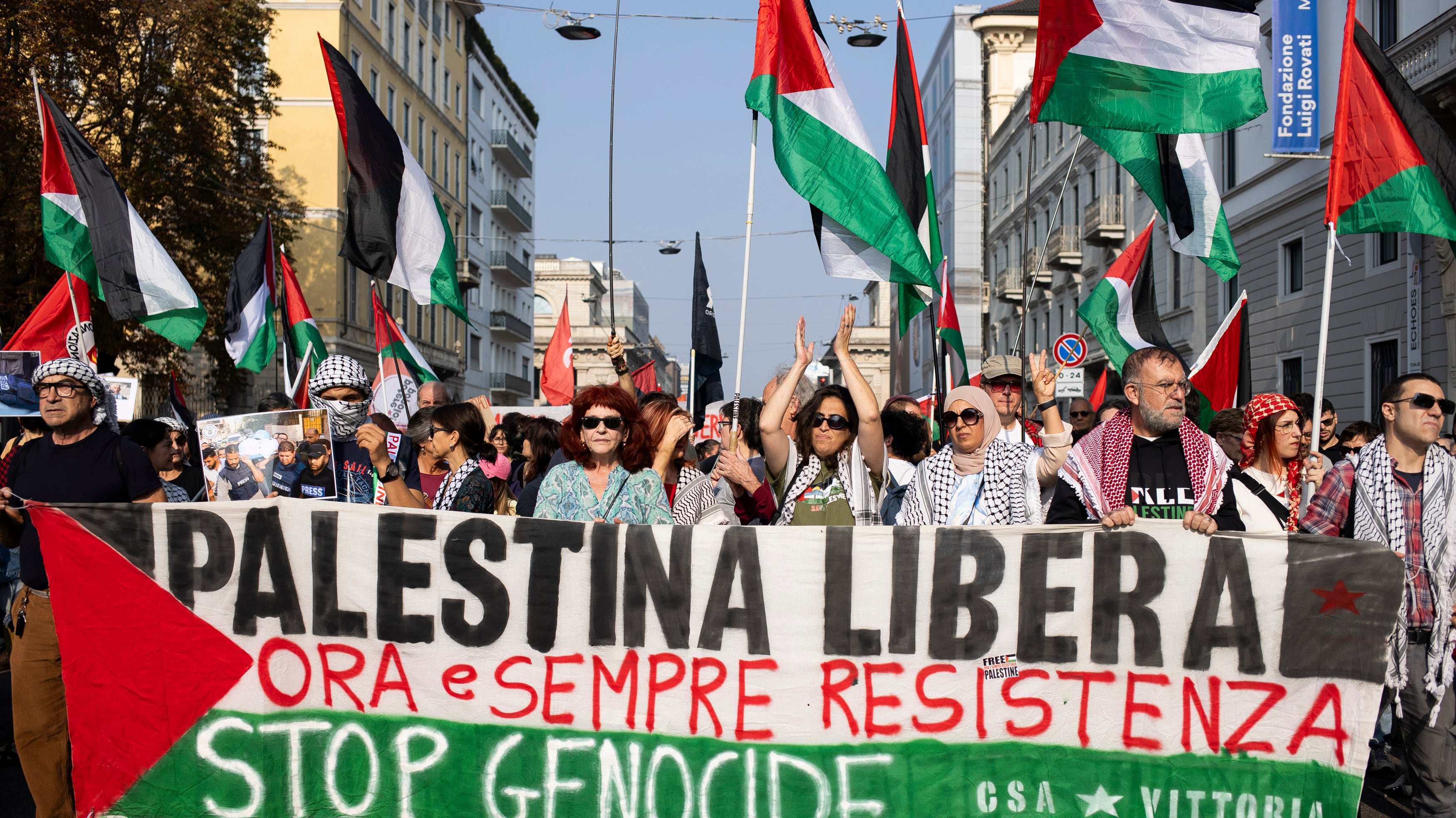 I pro Pal non accettano la tregua. Cortei e slogan contro gli ebrei