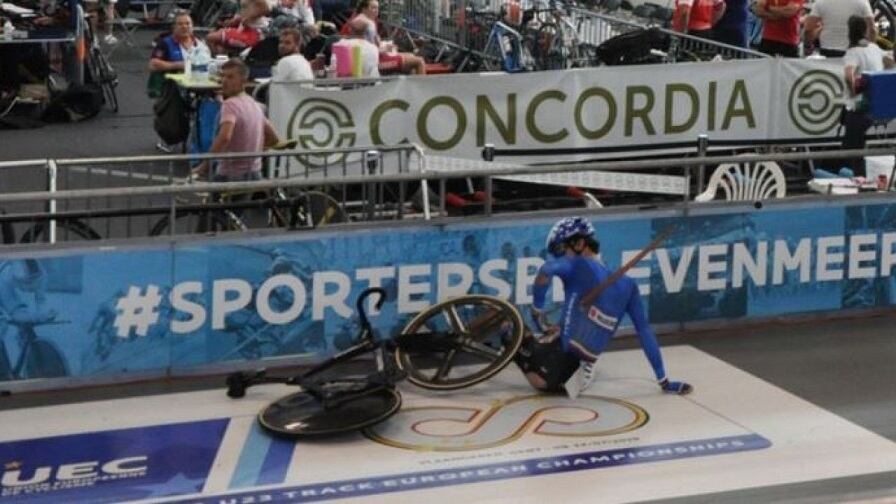 Baby ciclista infilzato da un listello di legno: 200 punti di sutura