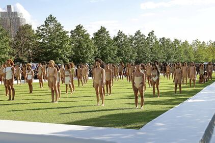 Kanye West presenta la sua collezione "Yeezy Season 4" a New York 12