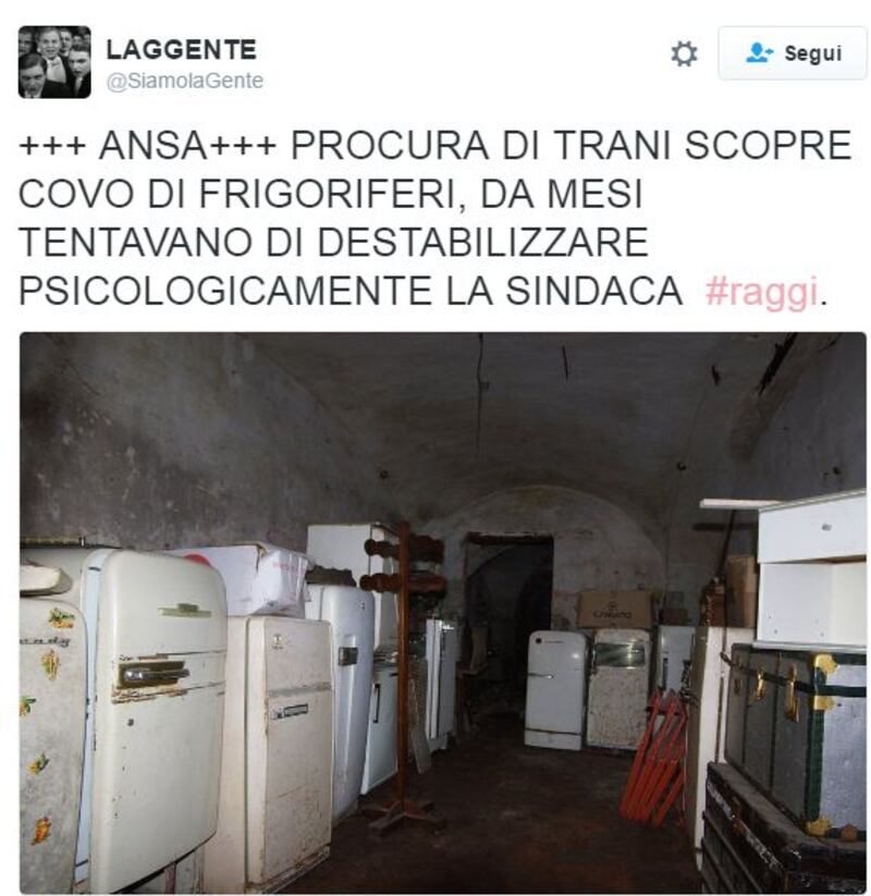 Raggi: "Troppi frigoriferi per strada". E su Twitter è subito #frigogate 3