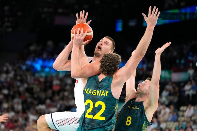 Nikola Jokic Australia Serbia Parigi 2024