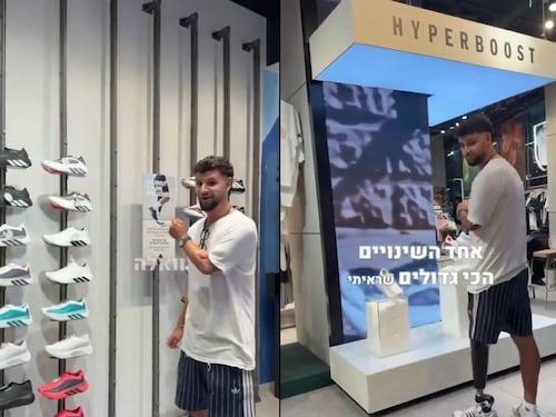 “Boicottate Adidas”. La campagna con l’ex soldato israeliano scatena la rivolta pro-Pal