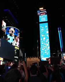 "We feel good together". Italia e Usa insieme a Times Square 4