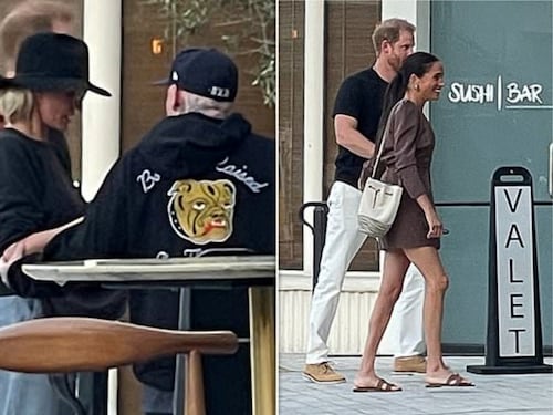 Harry e Meghan a cena con i vip di Hollywood: la foto che smentisce la crisi