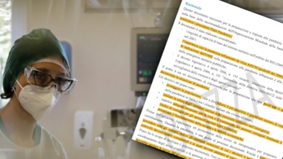 E ora spunta un'altra bozza. Mistero sul piano pandemico
