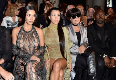 Kim Kardashian in biancheria intima alla Paris Fashion Week 12
