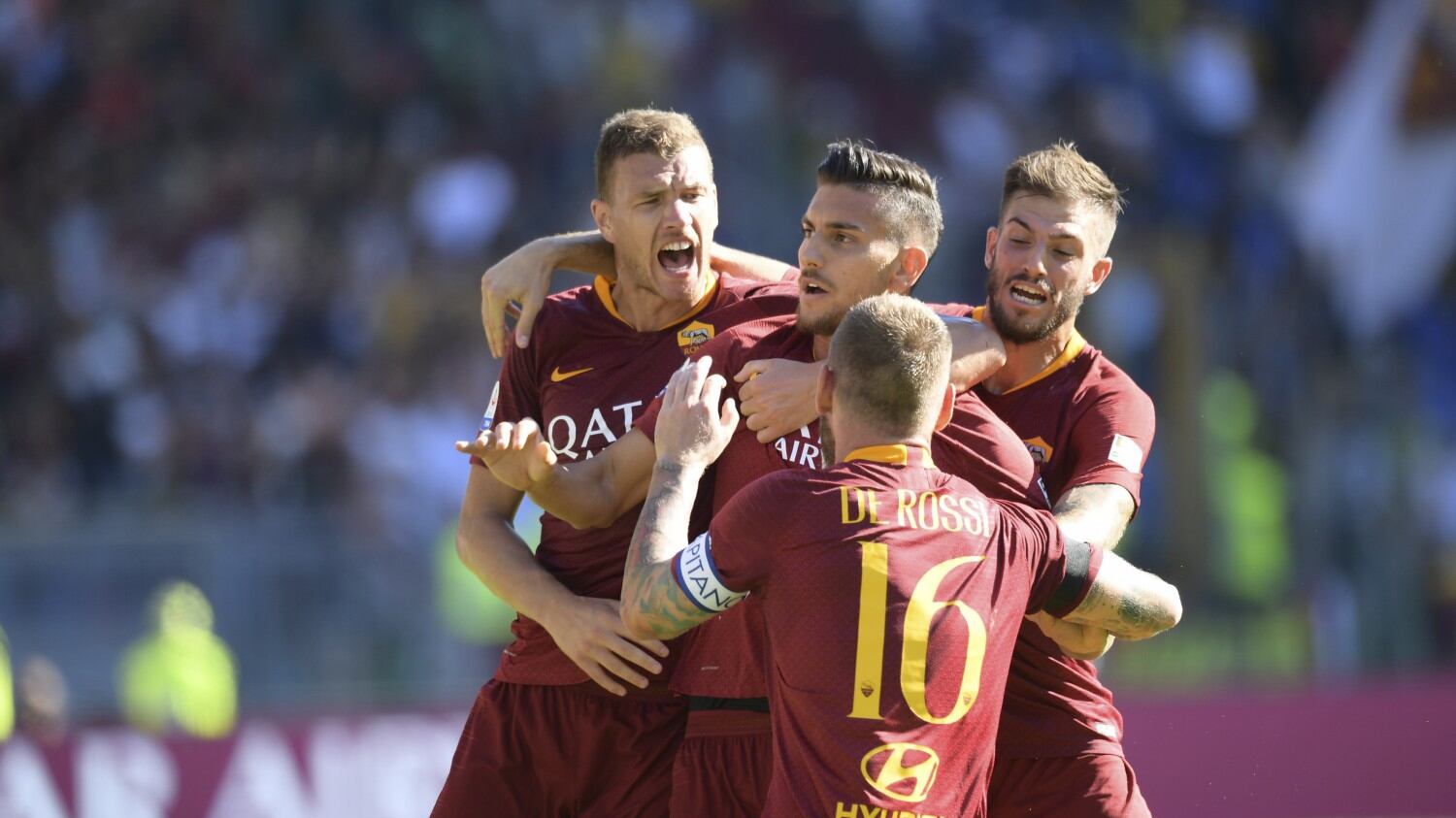 La Roma cala il tris alla Lazio: i giallorossi vincono 3-1 il derby