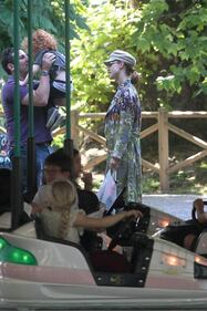 Gabriella Pession al parco con il figlio Giulio 8