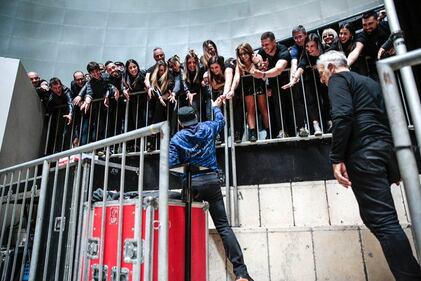 Vasco Rossi prove generali con i fan  3