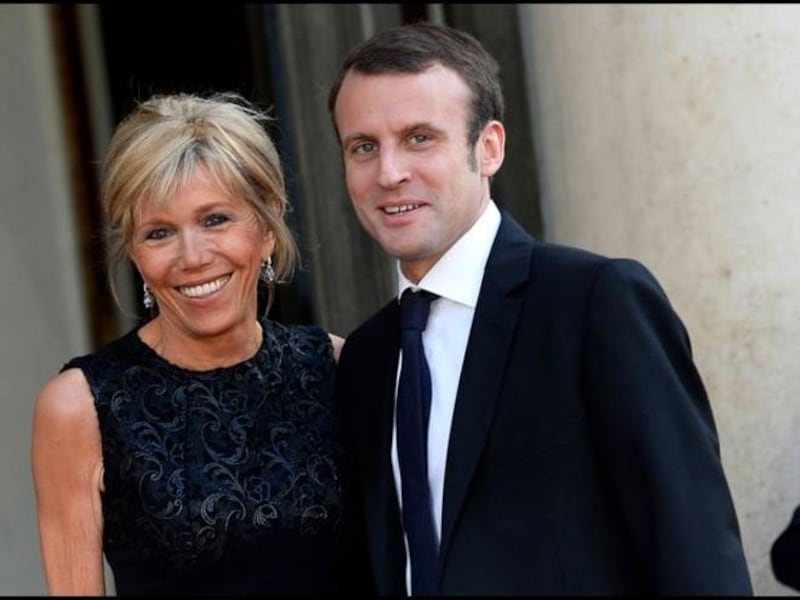 Macron e sua moglie: la prof del liceo 5