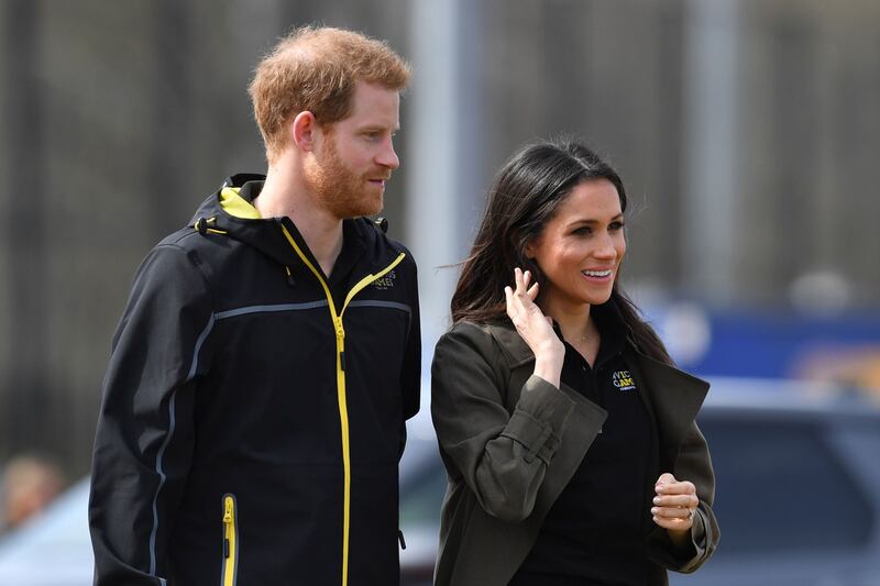 Meghan Markle con il Principe Harry agli Invictus Games 13