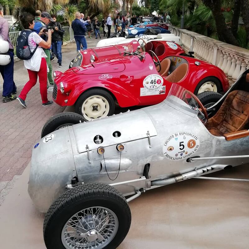 A Ospedaletti la rievocazione del Gran Premio di Sanremo con i bolidi d'epoca 5