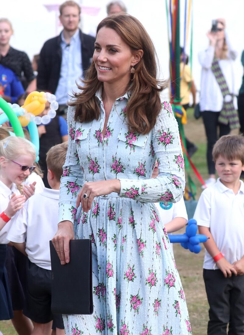 Kate Middleton, nuovo look a fiori: foto 2