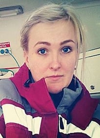 Mosca, selfie e gesti ai malati sull'ambulanza 2