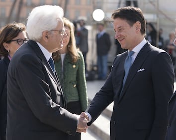 Festa della Liberazione: Giuseppe Conte all'Altare della Patria 7