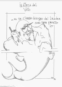 La vignetta del giorno: Bonaccini in attesa del voto 1
