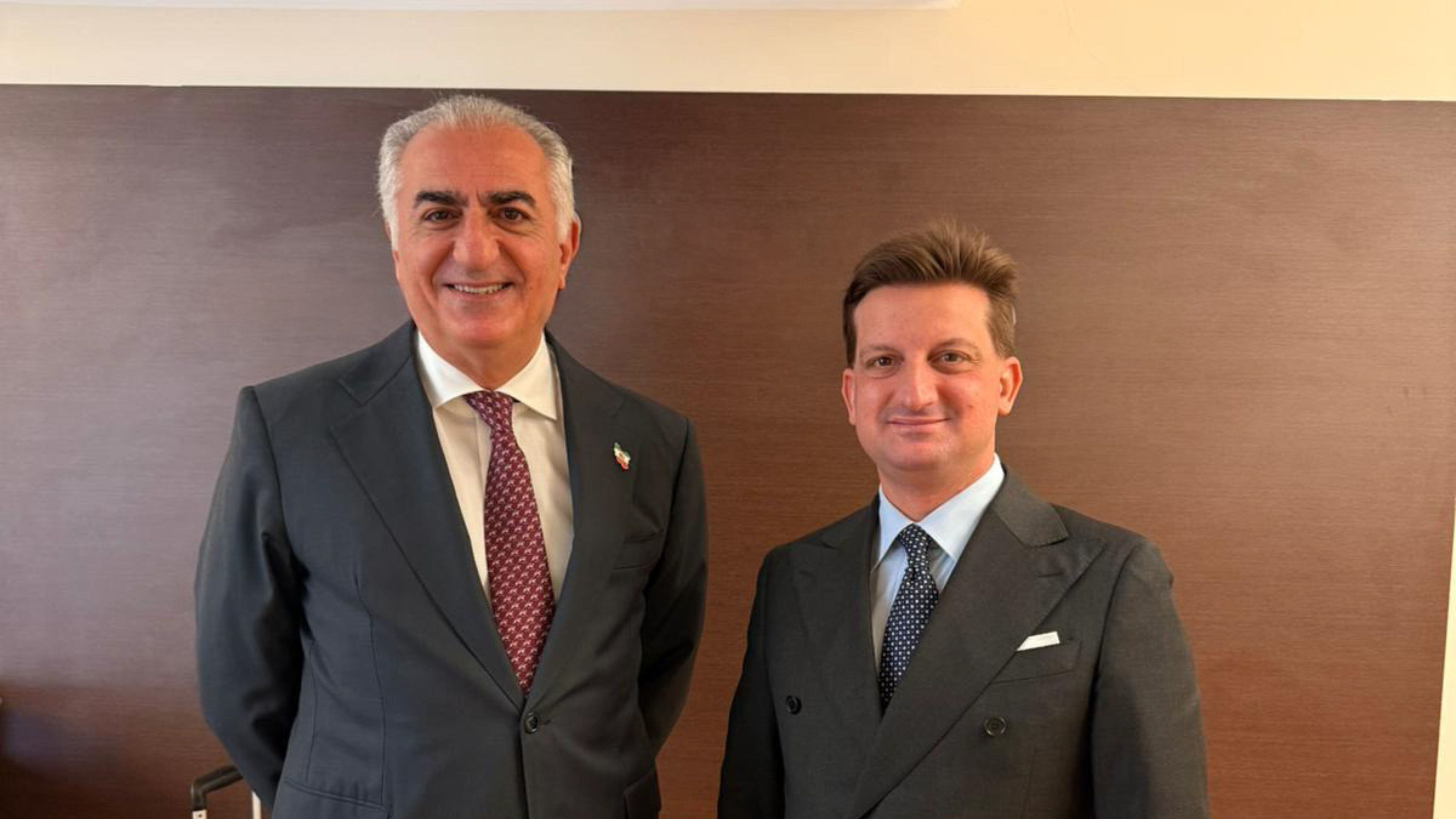 Ecco chi è l'italiano nel team del principe Reza Pahlavi