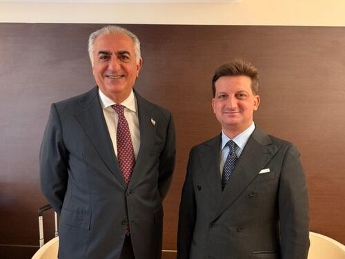 Ecco chi è l'italiano nel team del principe Reza Pahlavi