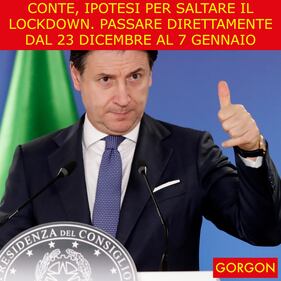 Ecco la satira del giorno. L'ipotesi Conte sul Lockdown 1