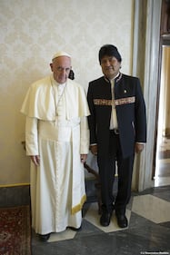 Evo Morales in Vaticano 3