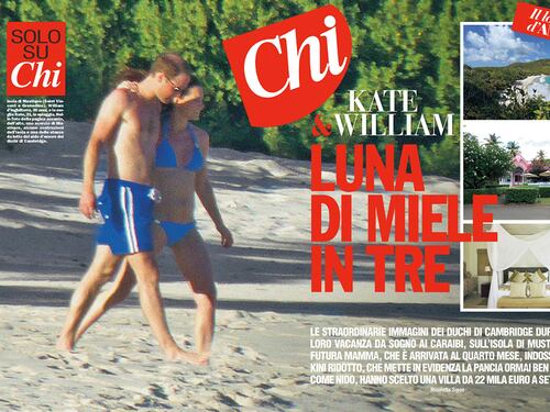 Foto di Kate in bikini. E il Regno Unito censura "Chi"
