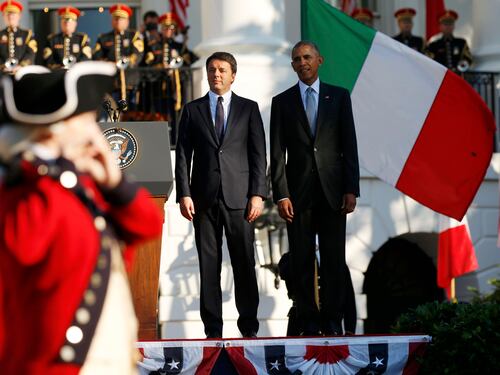 Renzi alla Casa Bianca. Per lui Obama offre una cena di Stato