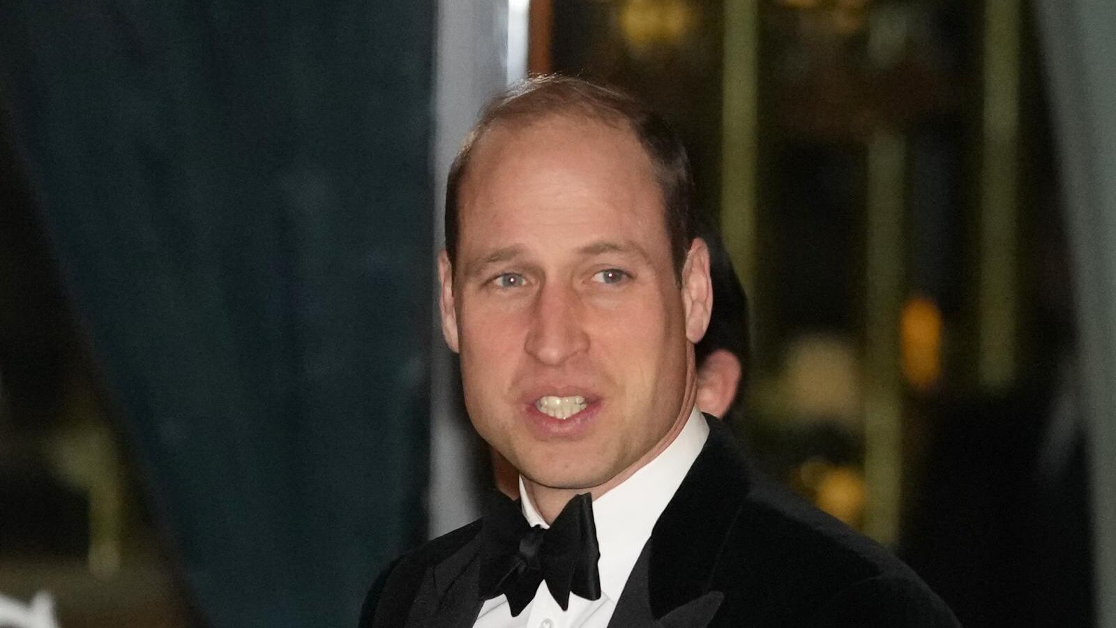 Il principe William per la prima volta da solo ai BAFTA Awards