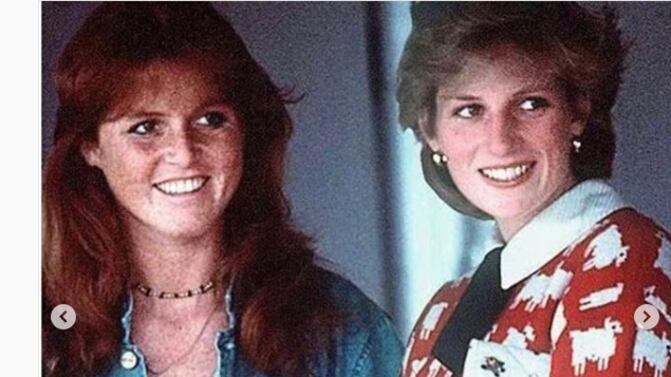 Sarah Ferguson e l’omaggio sui social dedicato a Lady Diana