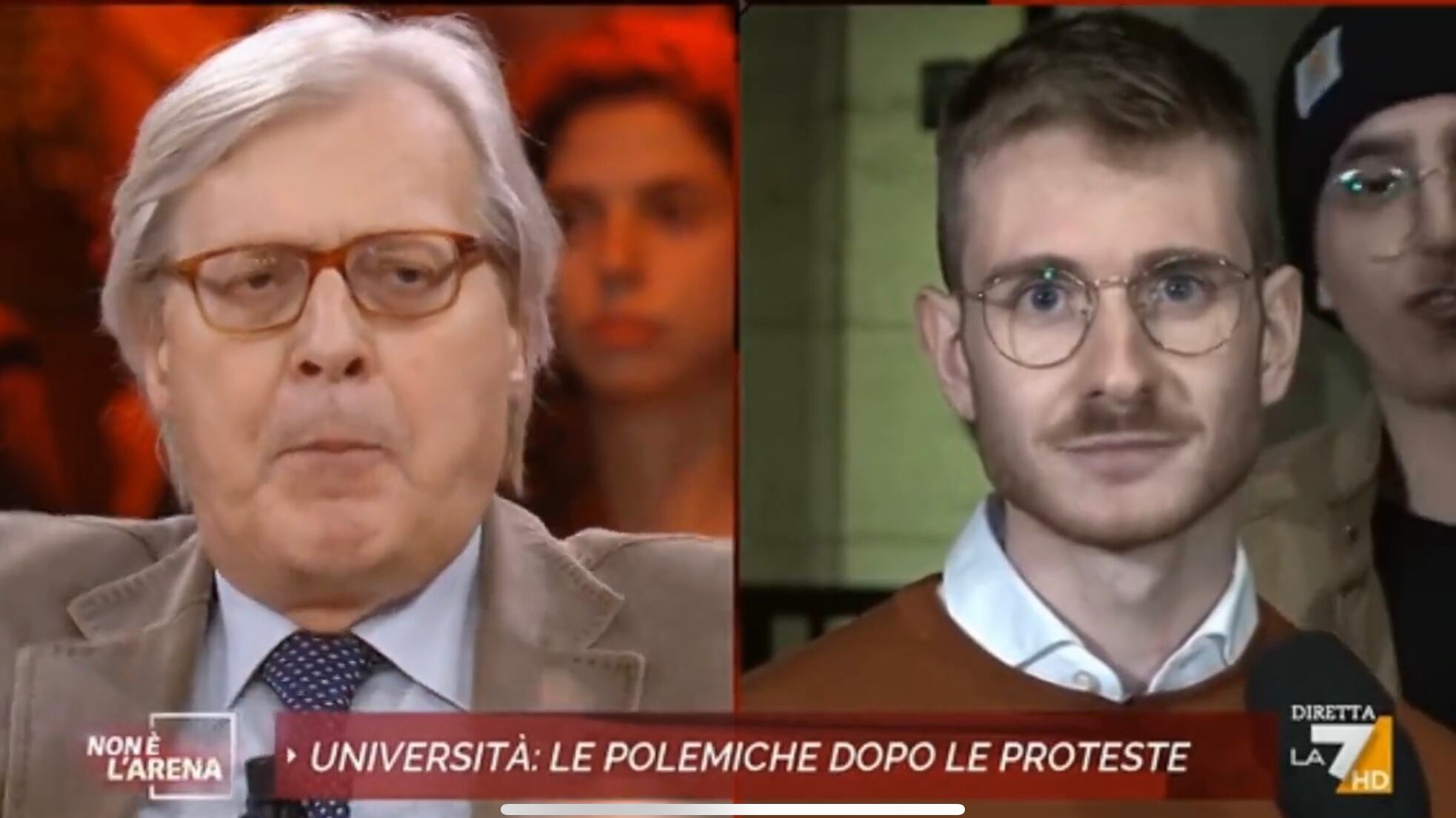 "Opere d'arte?". "Ignorante, studia". Così Sgarbi asfalta lo studente