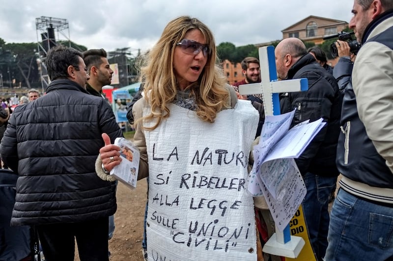 I manifestanti al Family Day 19