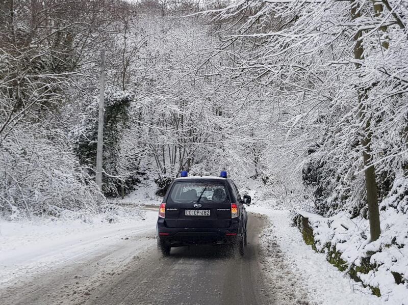 Neve e gelo sui Castelli romani 14