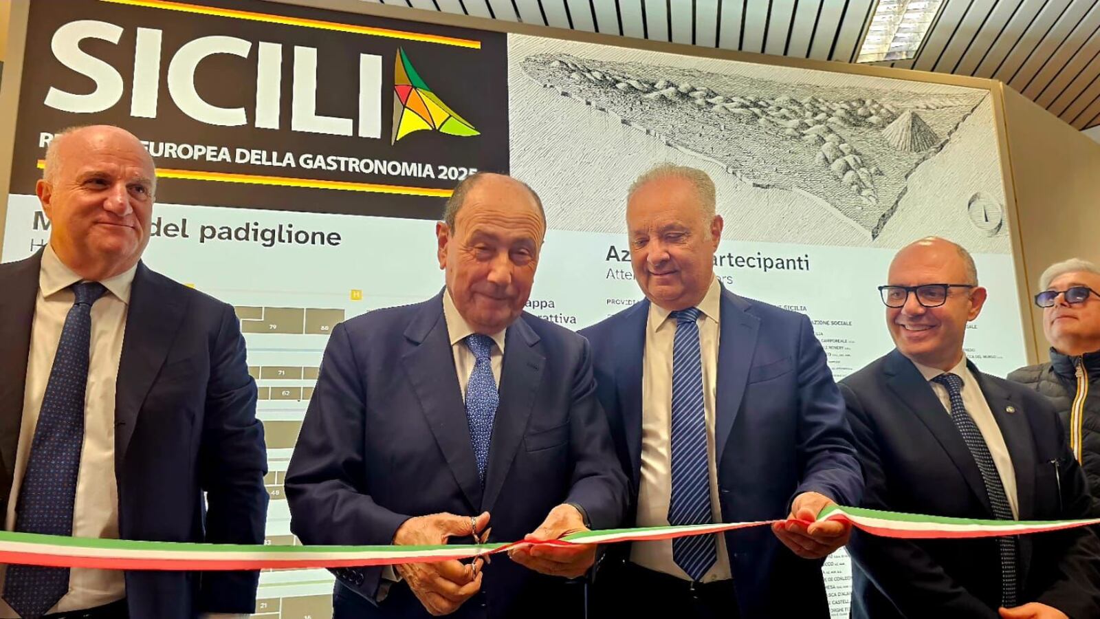 Vinitaly 2025: inaugurato il Padiglione 2 della Regione Siciliana con Schifani e Barbagallo