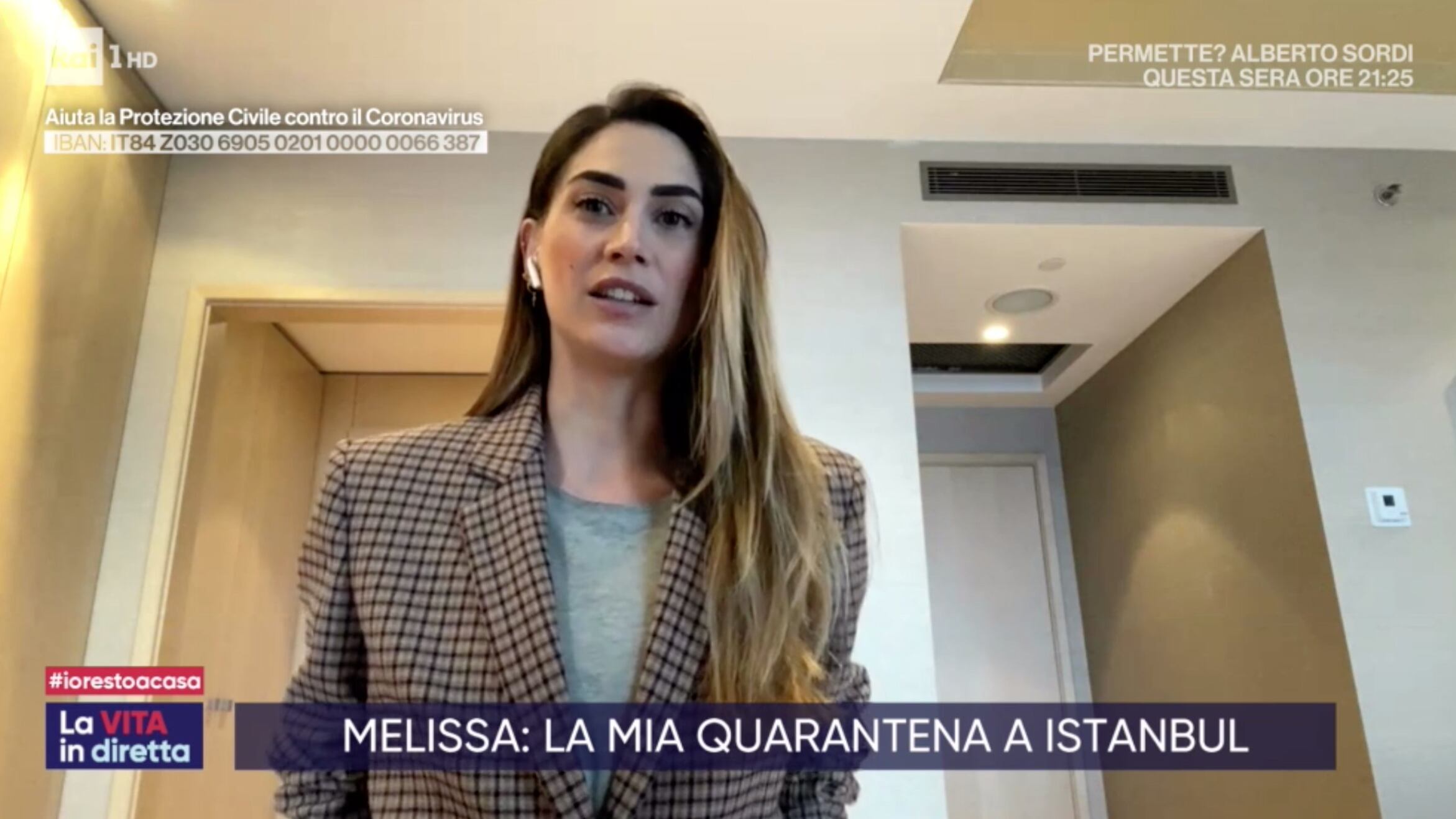 Coronavirus, Melissa Satta bloccata in Turchia: "Mio marito ha fatto il test"