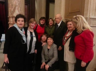 Selfie presidenziale: tutte le donne di Re Giorgio 1