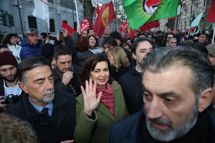 La Boldrini al corteo antirazzista di Milano 14