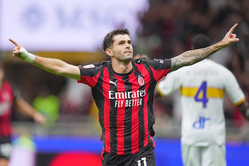 Milan Lecce Pulisic celebrazione
