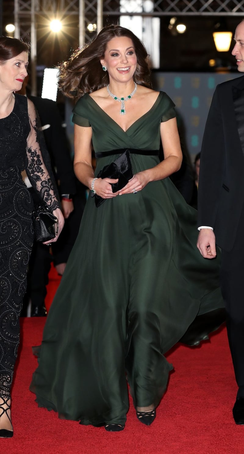 Kate Middleton incinta ai Bafta 2018 14