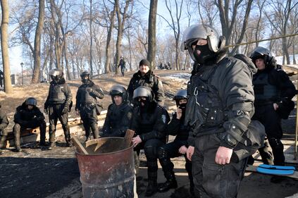 Kiev, la milizia anti-Maidan 1