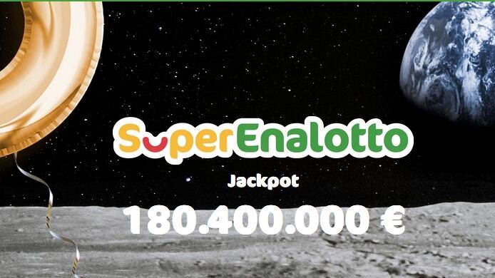 SuperEnalotto con montepremi record: 180 milioni