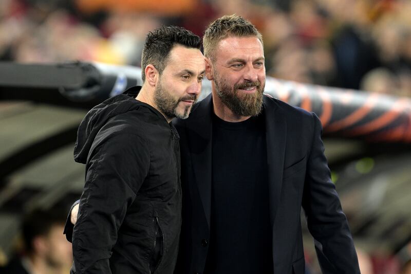 De Rossi De Zerbi Roma Brighton